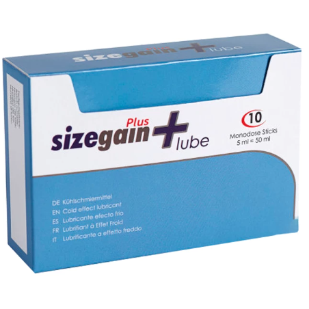 500 COSMETICS - SIZEGAIN PLUS LUBRIFICANTE EFEITO FRIO - Sex Shop Sexy