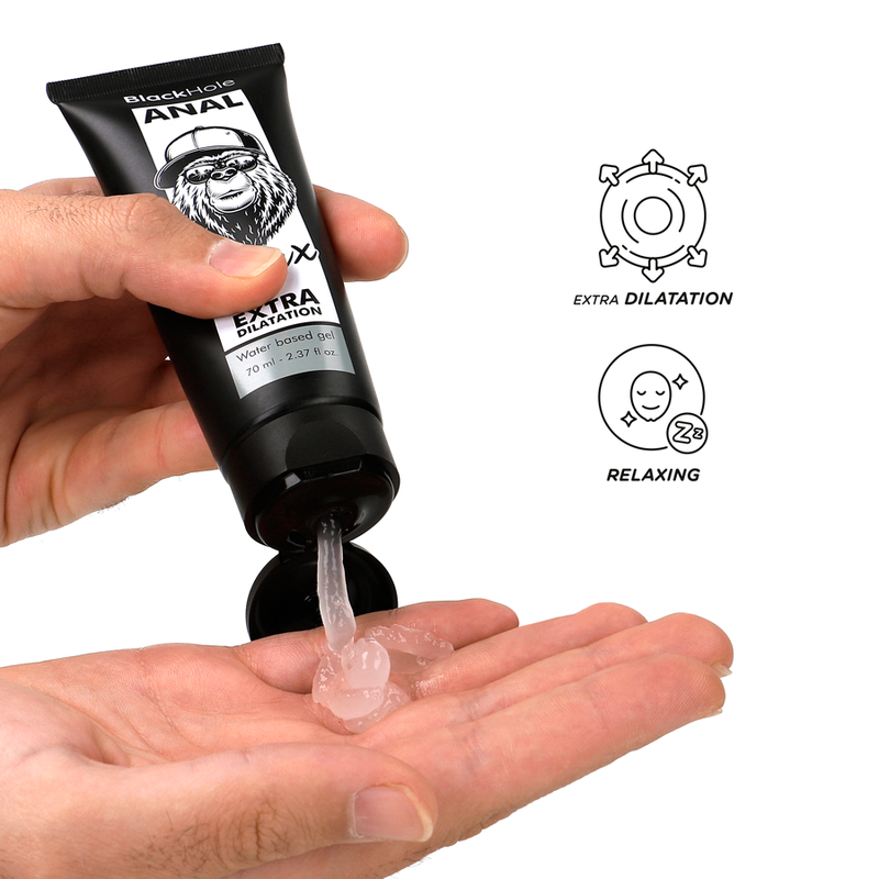 Black Hole - Gel Base de Agua Dilatação Anal 70 ml