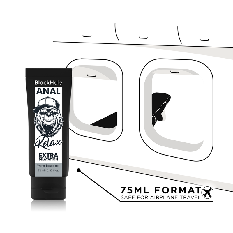 Black Hole - Gel Base de Agua Dilatação Anal 70 ml