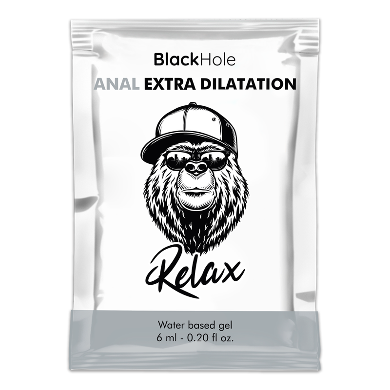 BLACK HOLE - GEL A BASE DE ÁGUA EXTRA DILATAÇÃO 6 ML