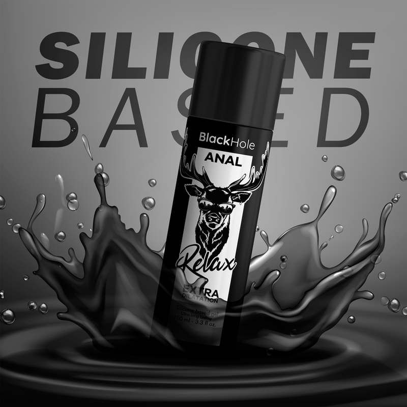 Black Hole - Gel Base De Silicona Dilatação Anal 100 Ml