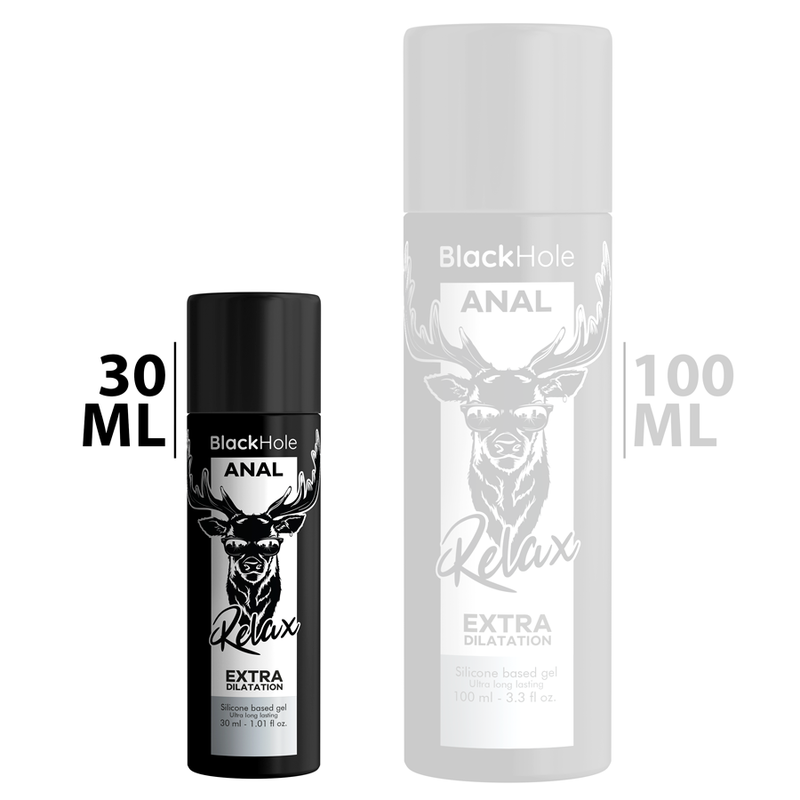 Black Hole - Gel Base de Silicona Dilatação Anal 30 ML