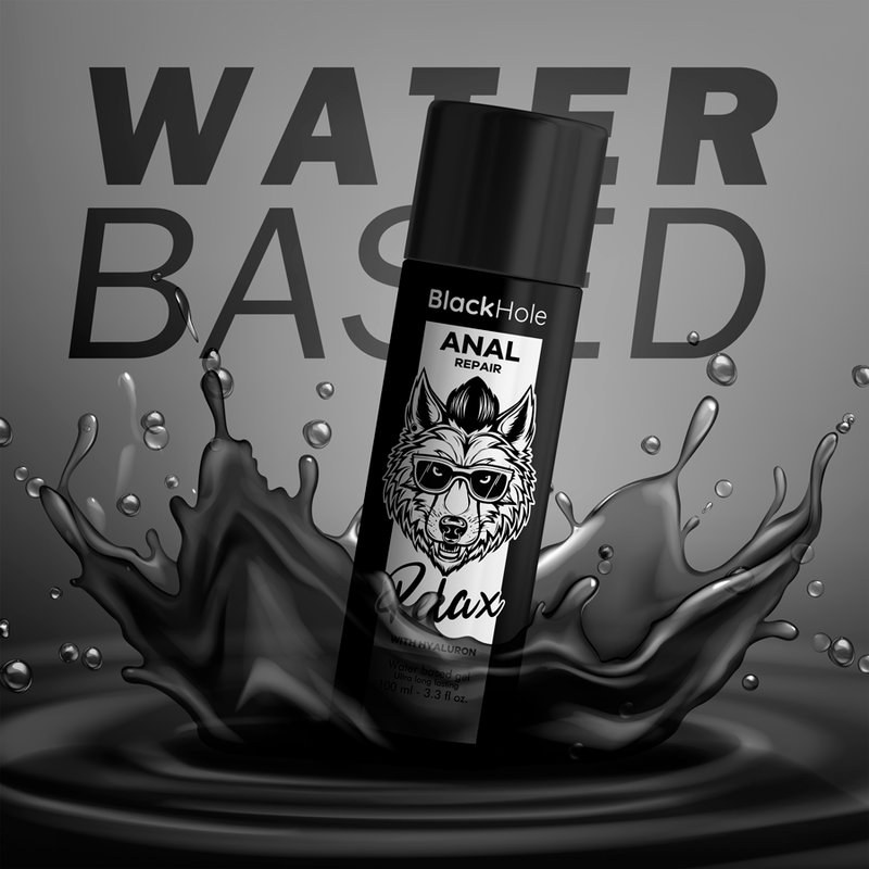BLACK HOLE - ANAL REPAIR À BASE DE ÁGUA RELAX COM HYALURON 100 ML