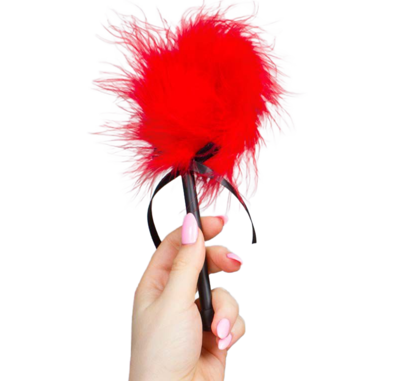 SECRETPLAY - PLUMAS MARABU SECRET PLAY VERMELHO - Sex Shop Sexy