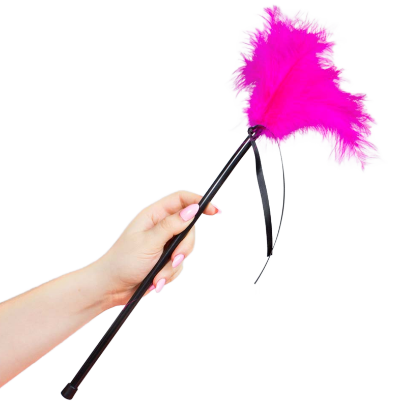 SECRETPLAY - PLUMAS ROSA 40 CM - Sex Shop Sexy