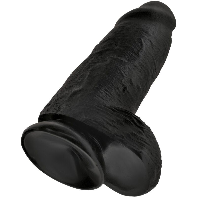 KING COCK - DILDO REALISTA CHUBBY 23 CM PRETO
