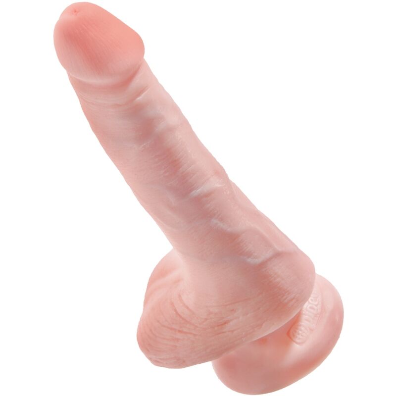 KING COCK - PÊNIS REALÍSTICO COM BOLAS 13.5 CM NIVEL