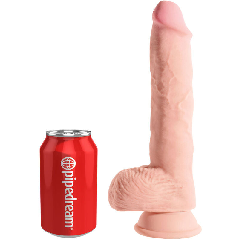 KING COCK - PÊNIS REALÍSTICO COM BOLAS 19.4 CM NIVEL