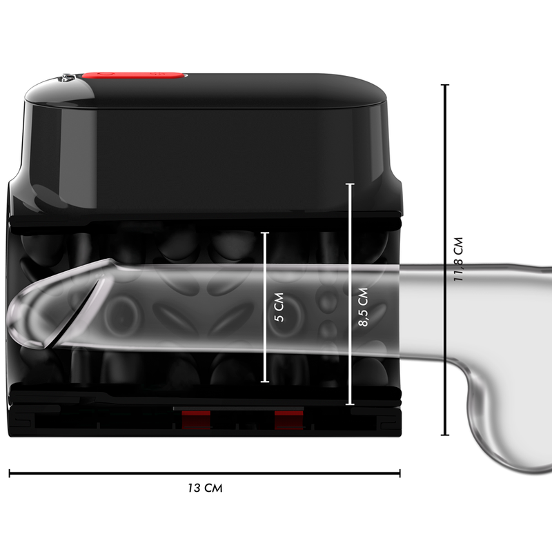 JAMYJOB - MASTURBADOR CON MODO TURBO Y TECNOLOGÍA DE 360 ROTACIÓN DE EMPUJE VORTEX