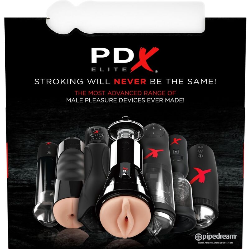 PDX ELITE - SET MASTURBADOR STROKER 12 UNIDADES: 6X VAGINA, 3X ÂNUS, 3X BOCA