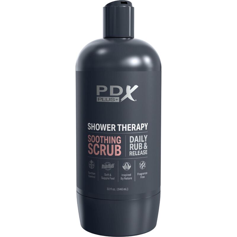 PDX PLUS - MASTURBADOR STROKER DISCRETO DISEÑO GARRAFA CALMANTE EXFOLIANTE CANDY SHAMPOO