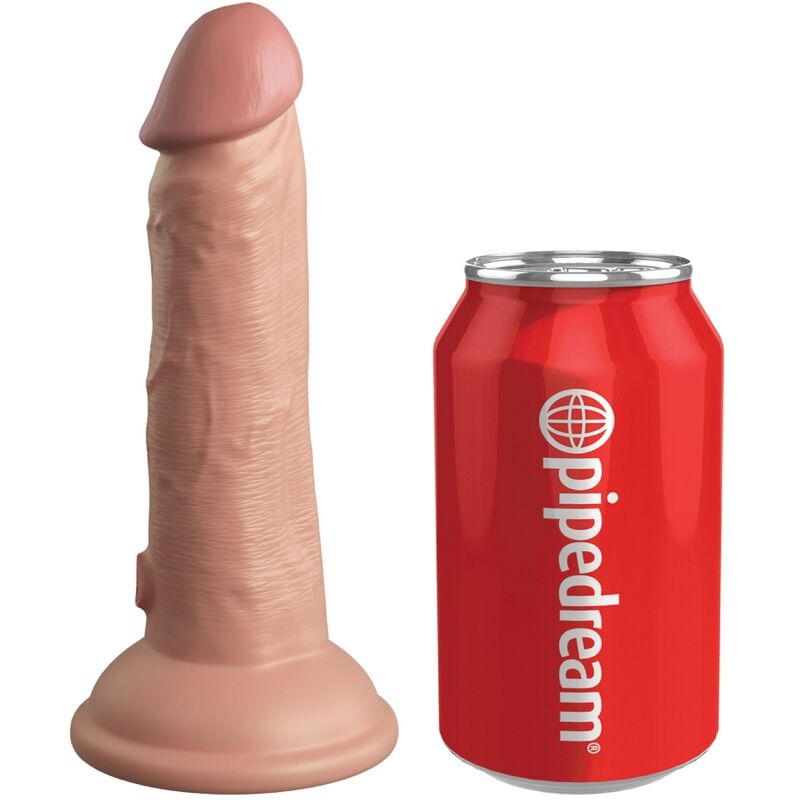 KING COCK - ELITE VIBRADOR REALÍSTICO Y SILICONA 15.2 CM