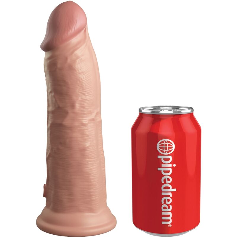 KING COCK - ELITE KIT ARNÊS AJUSTÁVEL DELUXE COM ANÉL PARA TESTÍCULOS & DILDO 20.3 CM