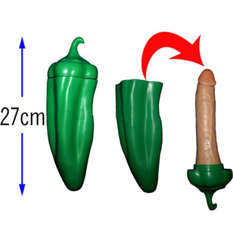 DIABLO PICANTE - PIMENTO VERDE EM FORMA DE PÊNIS