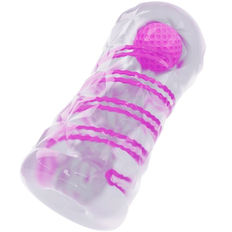 PRETTY LOVE - MASTURBADOR MASCULINO FANTASY COM ESPIRAL INTERNA E BOLAS TRANSPARENTE