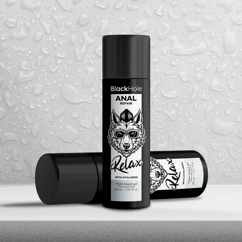 BLACK HOLE - REPARO ANAL RELAX À BASE DE ÁGUA COM HIALURÓN 30 ML