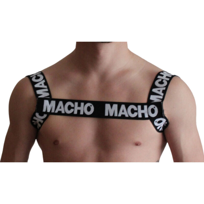 MACHO - ARNÉS DUPLO NEGRO
