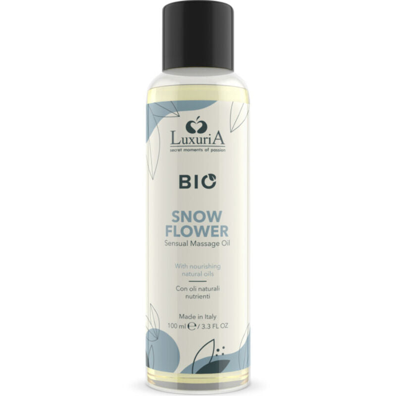 INTIMATELINE LUXURIA - ÓLEO DE MASAJE BIO FLOR DE NEVE 100 ML