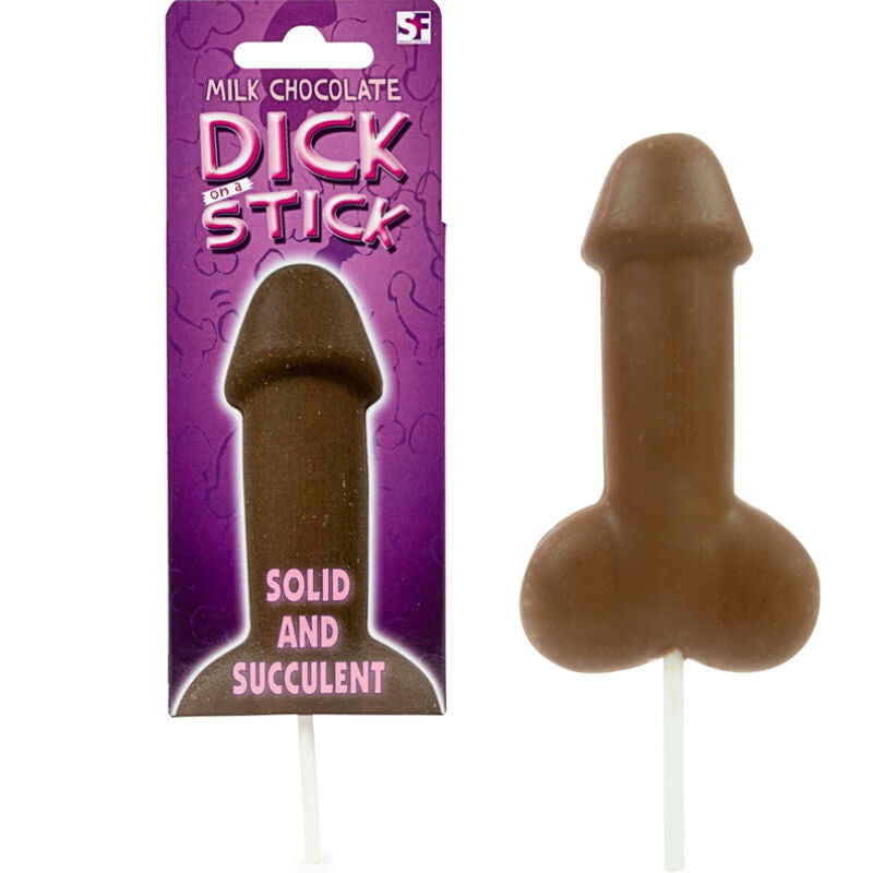 SPENCER &amp; FLEETWOOD - PIRULITO DE PÉNIS DE CHOCOLATE DE LEITE