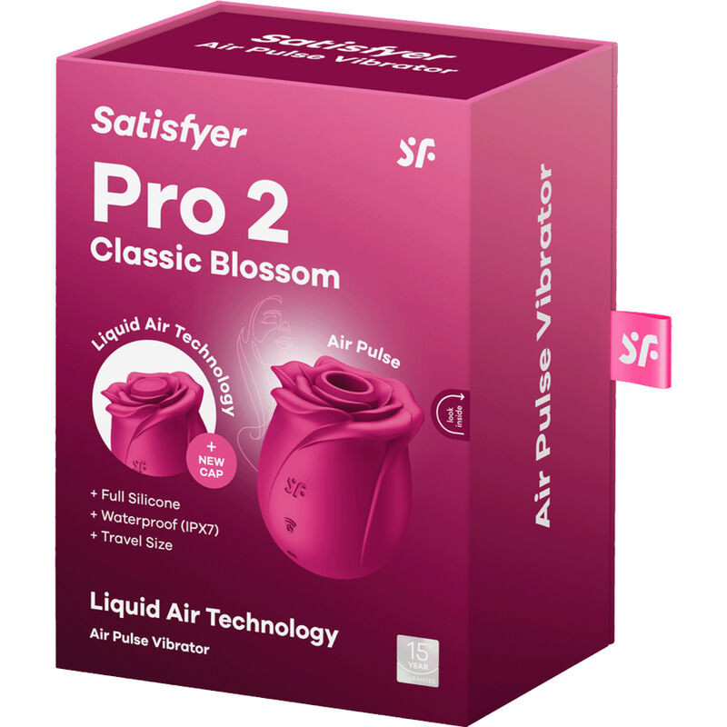 SATISFYER - AIR PULSE VIBRADOR PRO 2 CLASSIC FLOR