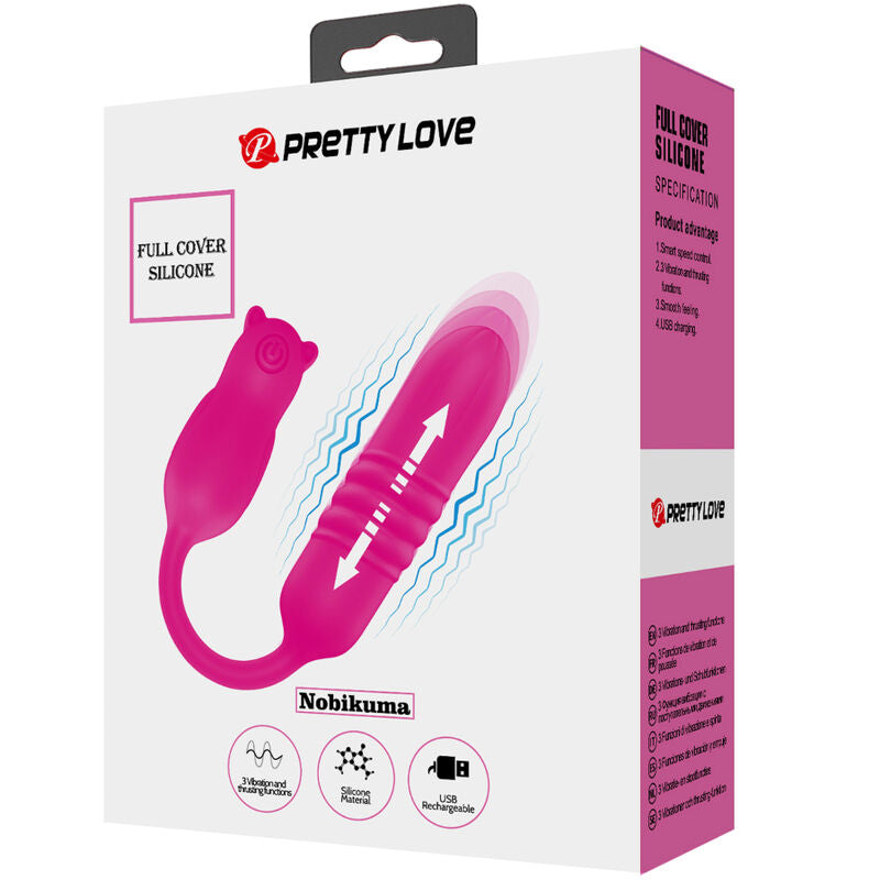 PRETTY LOVE - NOBIKUMA BALA VIBRANTE DE SILICONA ROSA