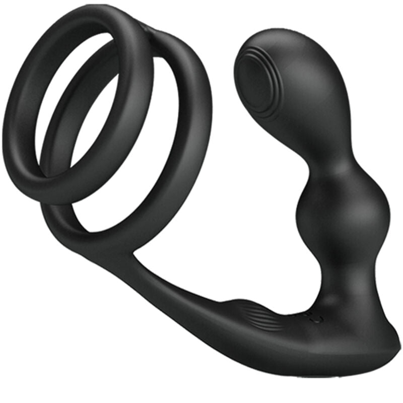 PRETTY LOVE - MARSHALL ANEL PARA PÊNIS + PLUG ANAL VIBRATÓRIO COM CONTROLO REMOTO
