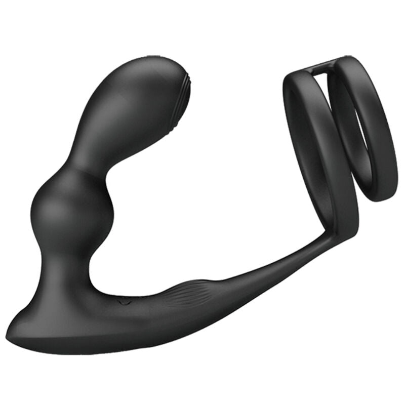 PRETTY LOVE - MARSHALL ANEL PARA PÊNIS + PLUG ANAL VIBRATÓRIO COM CONTROLO REMOTO