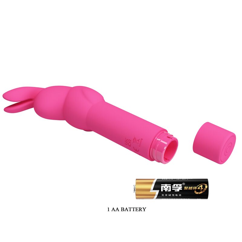 PRETTY LOVE - VIBRADOR DE SILICONA GERARDO FUCSIA CONEJO