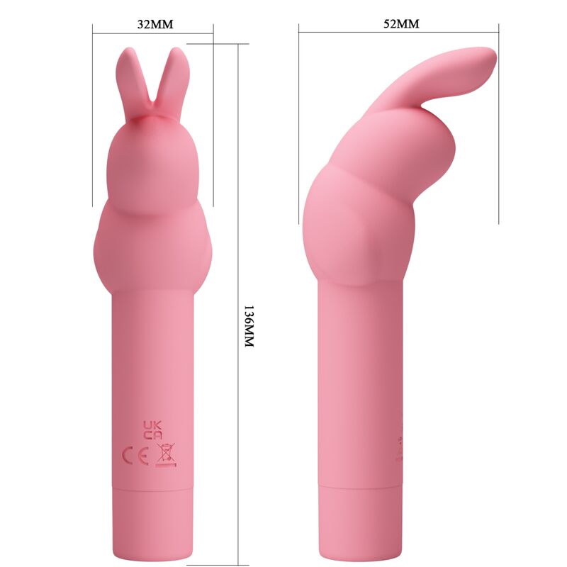 PRETTY LOVE - VIBRADOR DE SILICONA COELHO ROSA GERARDO