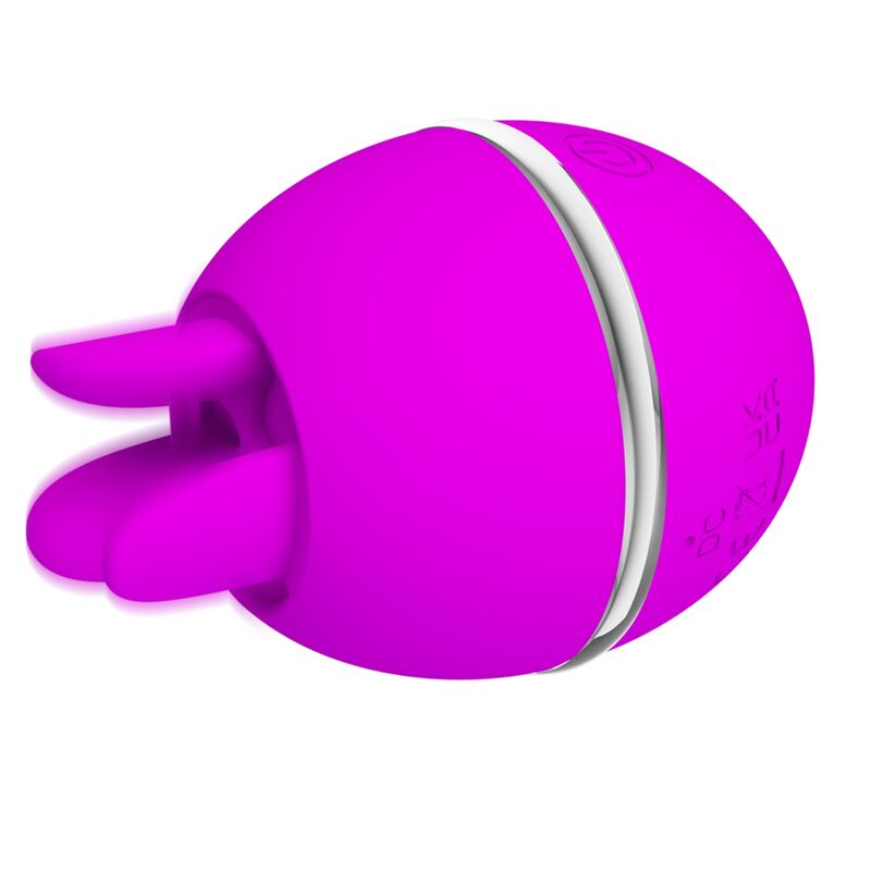 PRETTY LOVE - VIBRADOR DE SILICONA REDONDO ROXO BOLA GEMINI