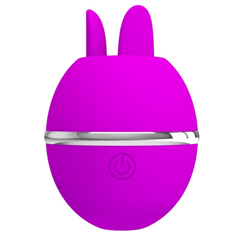 PRETTY LOVE - VIBRADOR DE SILICONA REDONDO ROXO BOLA GEMINI
