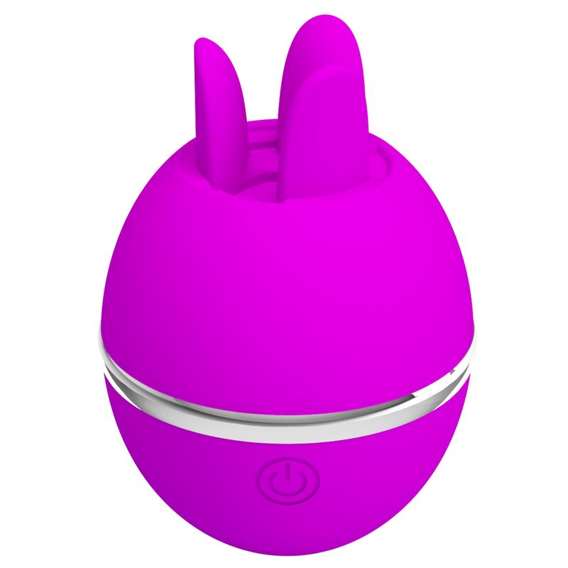PRETTY LOVE - VIBRADOR DE SILICONA REDONDO ROXO BOLA GEMINI