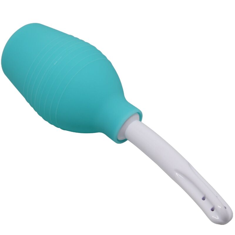 MR PLAY - CHUVEIRO DE BORRACHA ANAL PERA AZUL