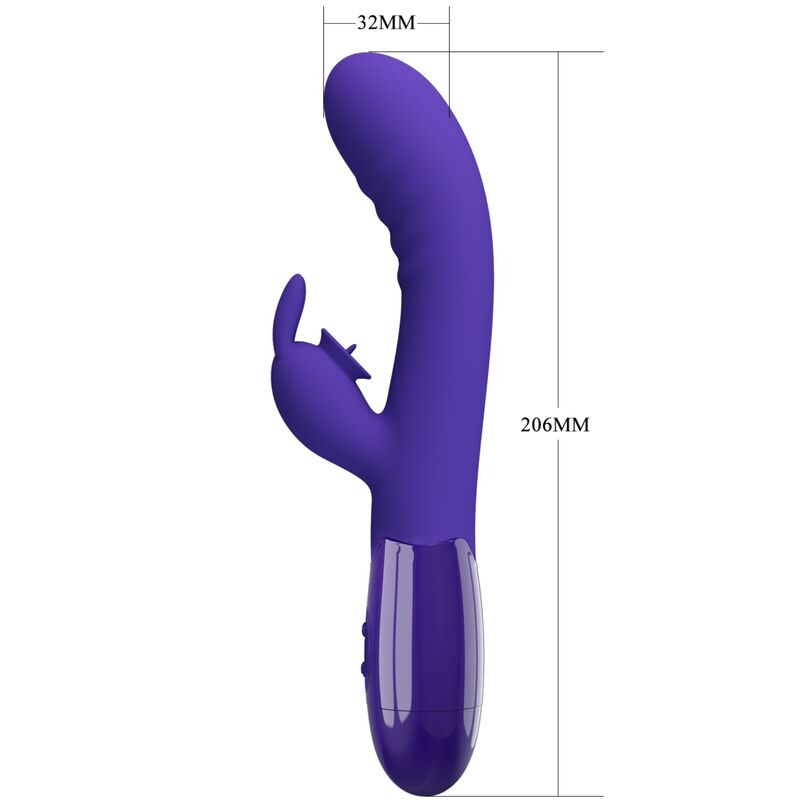 PRETTY LOVE - VIBRADOR DE COELHO VIOLETA CERBERUS JUVENIL