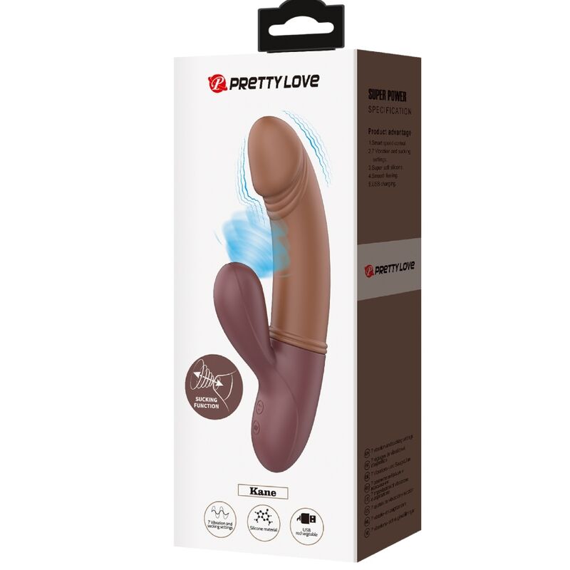 PRETTY LOVE - VIBRADOR Y SUCCIONADOR PUNTO G KANE