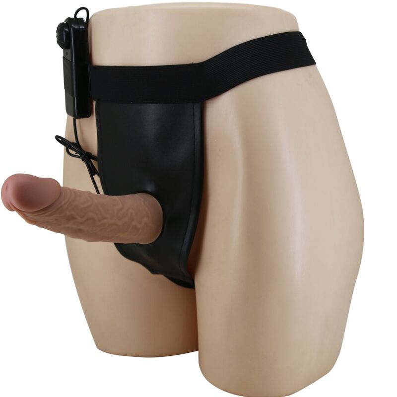 PRETTY LOVE - HARNESS BRIEFS COM VIBRAÇÃO DILDO INCLUÍDO