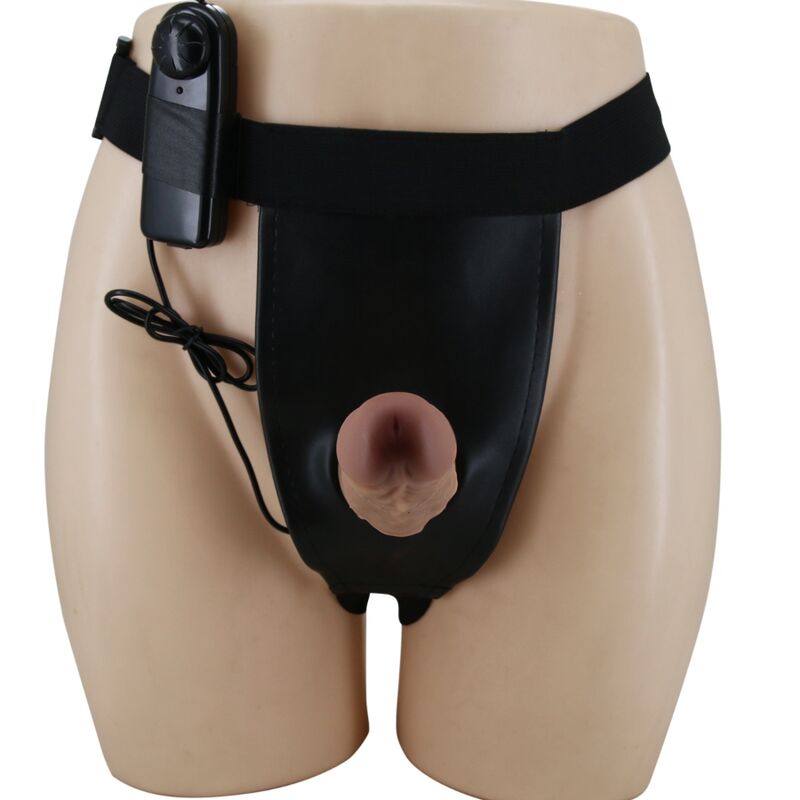 PRETTY LOVE - HARNESS BRIEFS COM VIBRAÇÃO DILDO INCLUÍDO