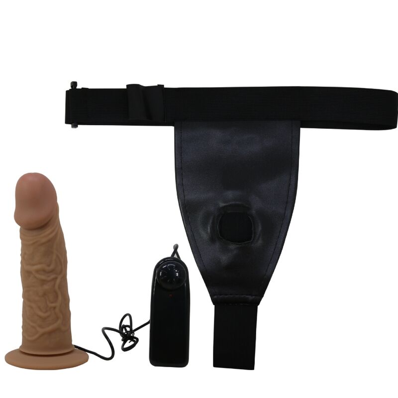 PRETTY LOVE - HARNESS BRIEFS COM VIBRAÇÃO DILDO INCLUÍDO