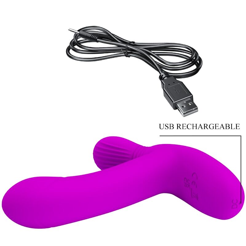 PRETTY LOVE - MASAJEADOR DE CLITORIS GERI ROSA CONTROLE REMOTO