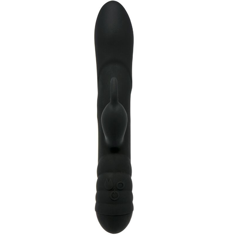 ADRIEN LASTIC - VIBRADOR TWISTER E ROTADOR MASAJEADOR COELHO PRETO