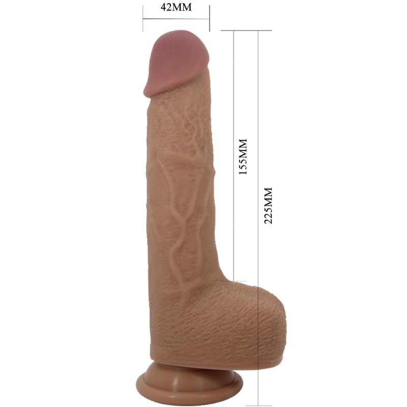 PRETTY LOVE - VIBRADOR TOMMY DILDO REALISTA 22.5 CM