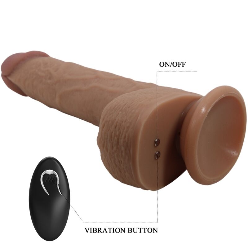 PRETTY LOVE - VIBRADOR TOMMY DILDO REALISTA 22.5 CM