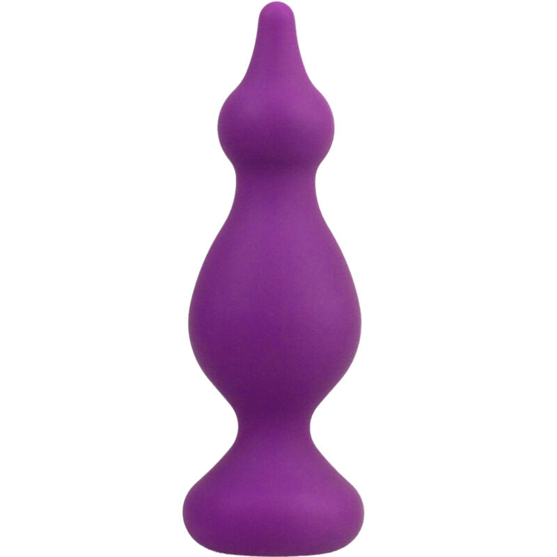 ADRIEN LASTIC - DIVERTIDO PLUG ANAL VIOLETA SILICONA TAMAÑO M