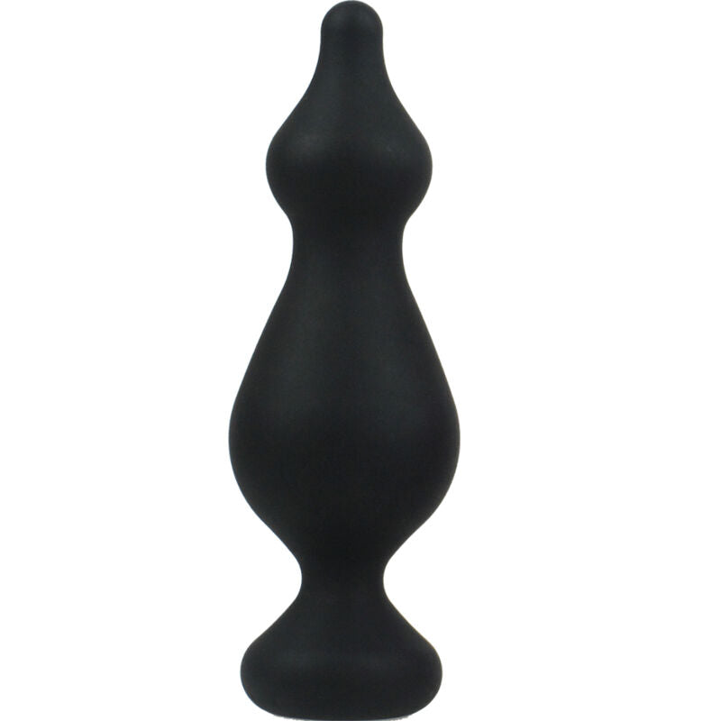 ADRIEN LASTIC - DIVERTIDO PLUG ANAL DE SILICONA NEGRO TAMAÑO L