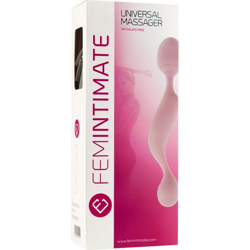 Feminintimate - Masajeador Universal Vibrador de Silicona Rosa
