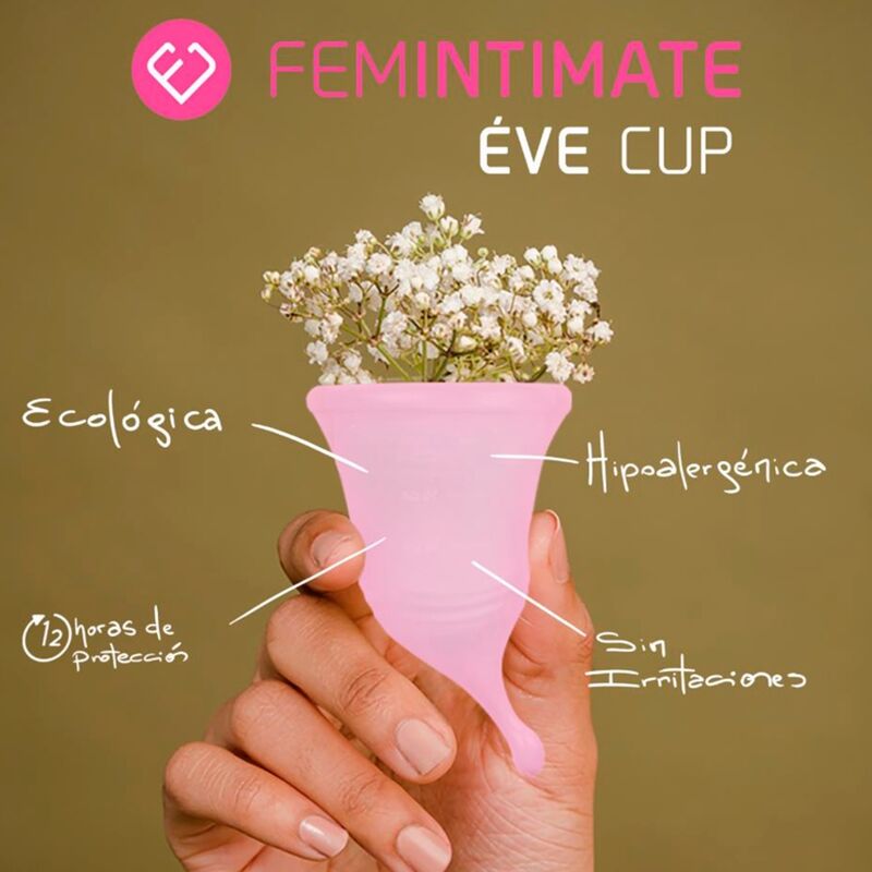 FEMINTIMATE - EVE NOVO COPO MENSTRUAL DE SILICONA - TAMANHO M