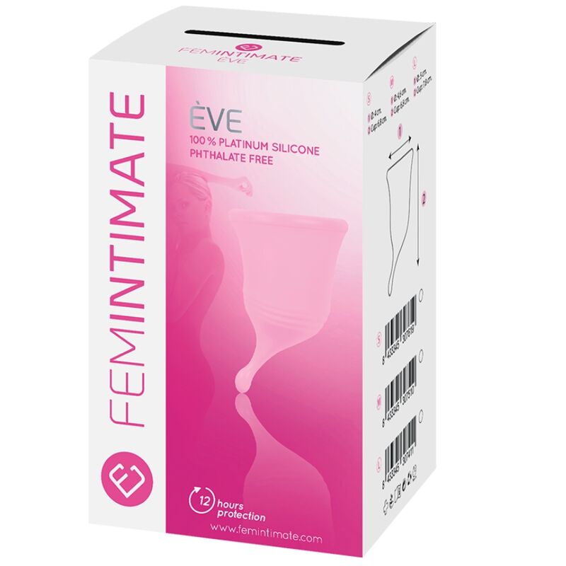 FEMINTIMATE - EVE NOVO COPO MENSTRUAL DE SILICONA - TAMANHO M