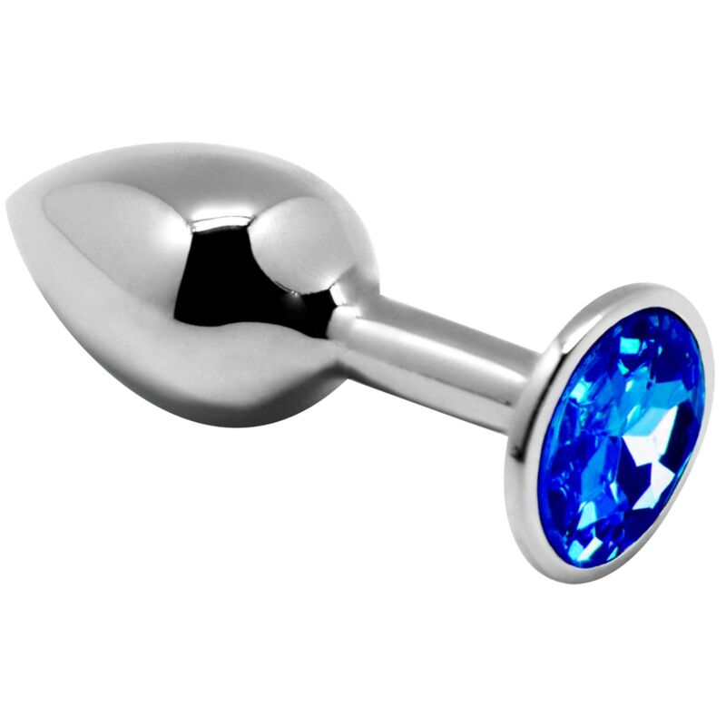 VIVO - MINI PLUG PRAZER ANAL METAL AZUL TAMANHO L