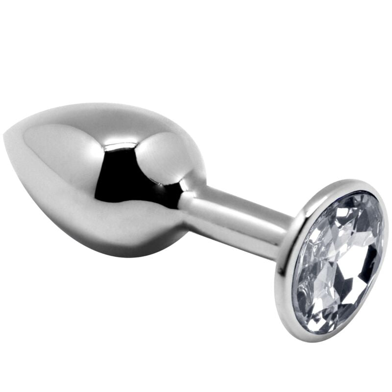 VIVO - MINI PLUG PRAZER ANAL METAL BRANCO TAMANHO L