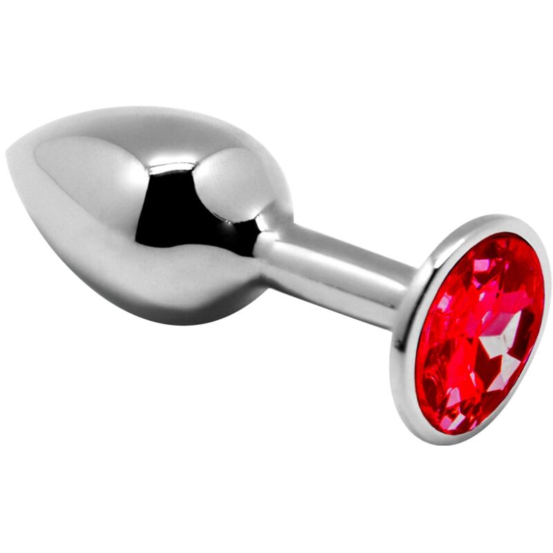 VIVO - MINI PLUG PRAZER ANAL METAL VERMELHO TAMANHO L
